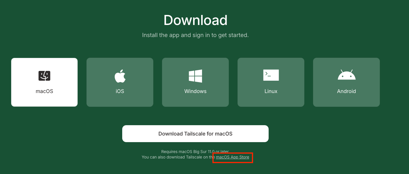 App Store 설치
